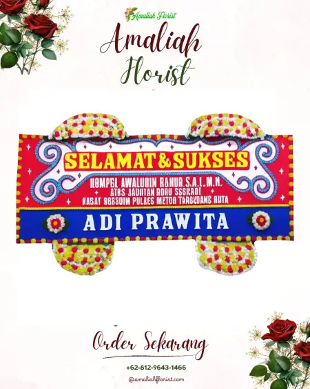Papan Bunga Ucapan Selamat Cilegongilir